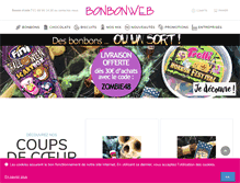 Tablet Screenshot of bonbonweb.com